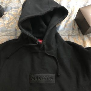 Fw14 supreme box logo hoodie